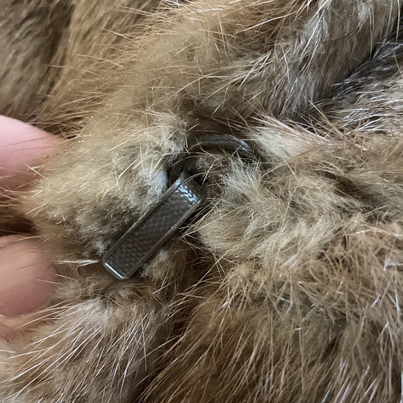 A. Hackman Furs VTG Mink Fur Coat With Beautiful Embroidered Stitching Inside - Picture 2 of 13